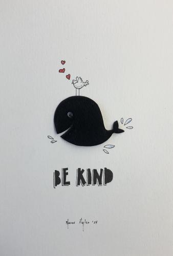 Be kind - whale