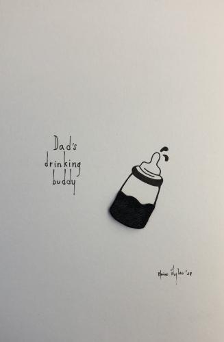Dad's drinking buddy